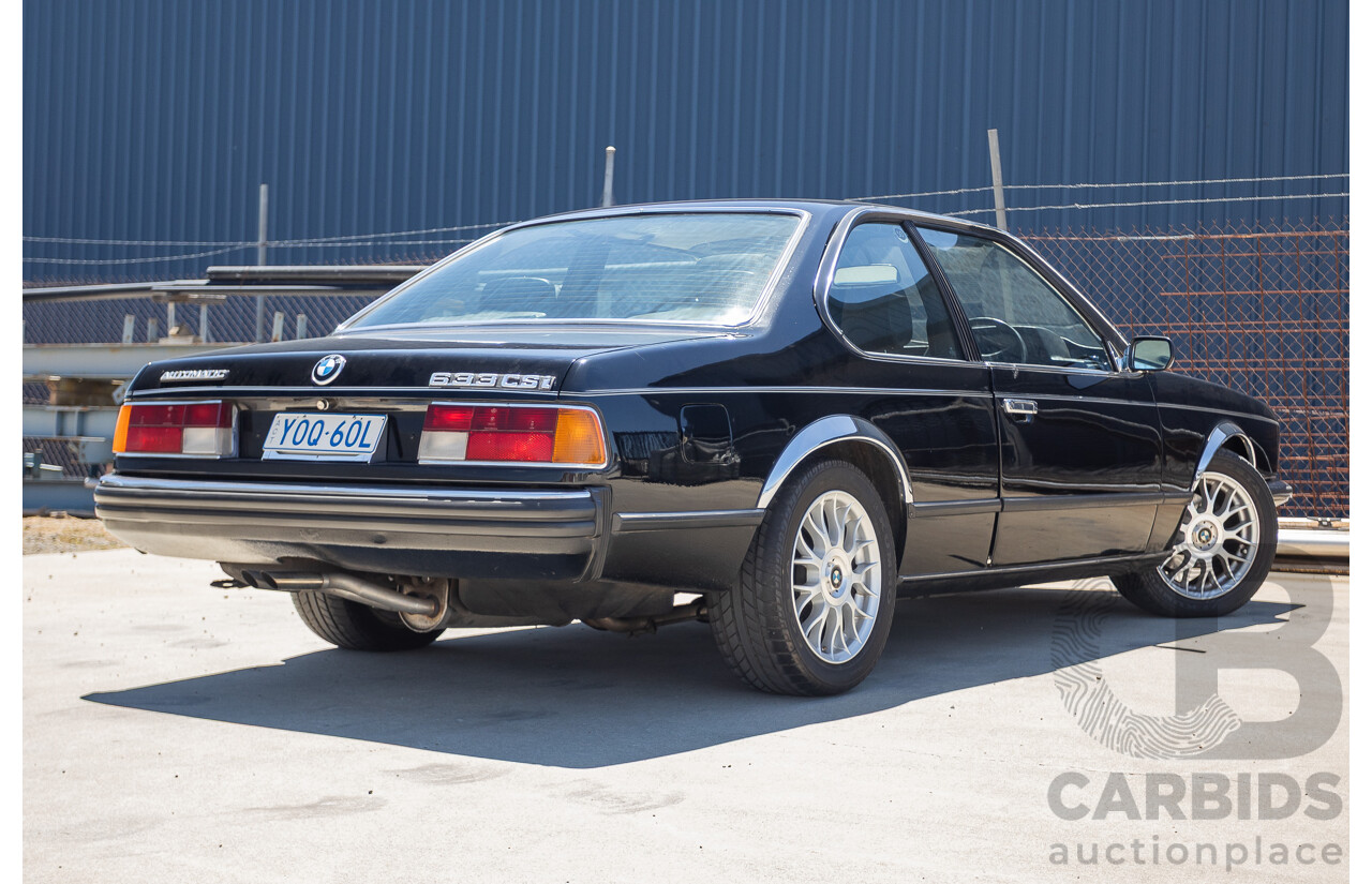 1/1977 BMW 633CSi E24 2D Coupe Schwarz Black 3.2L - Import