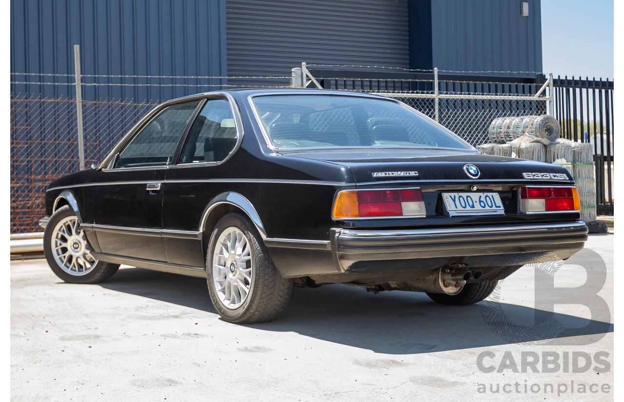 1/1977 BMW 633CSi E24 2D Coupe Schwarz Black 3.2L - Import