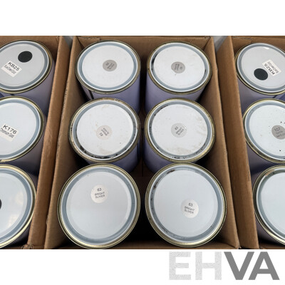 5x Boxes of Assorted 1Litre Paint - Assorted Colours