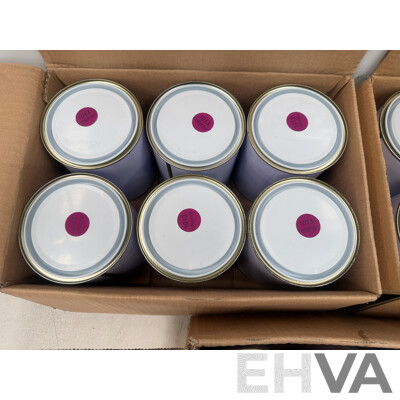5x Boxes of Assorted 1Litre Paint - Assorted Colours