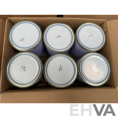 5x Boxes of Assorted 1Litre Paint - Assorted Colours