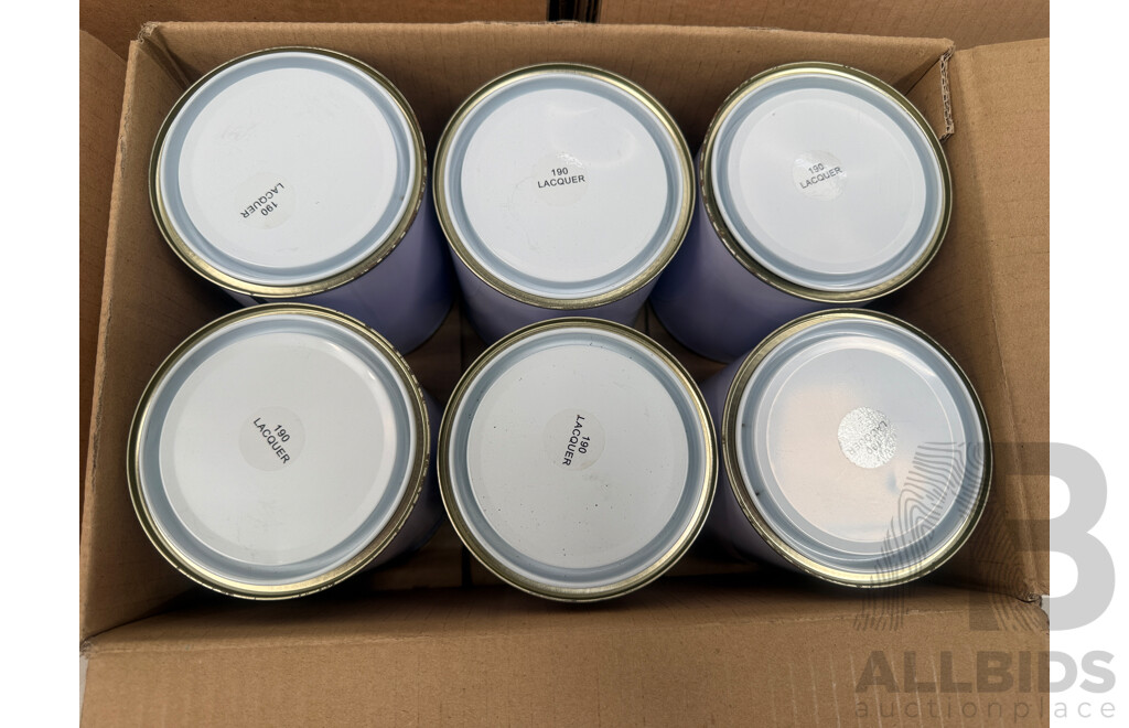 5x Boxes of Assorted 1Litre Paint - Assorted Colours