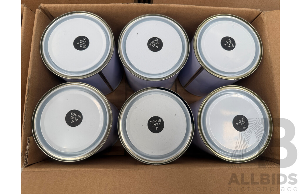 5x Boxes of Assorted 1Litre Paint - Assorted Colours