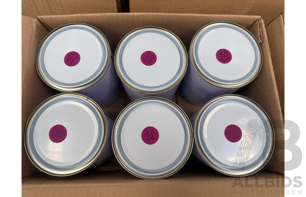 5x Boxes of Assorted 1Litre Paint - Assorted Colours