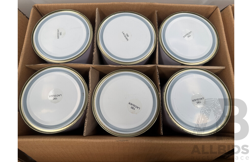 5x Boxes of Assorted 1Litre Paint - Assorted Colours