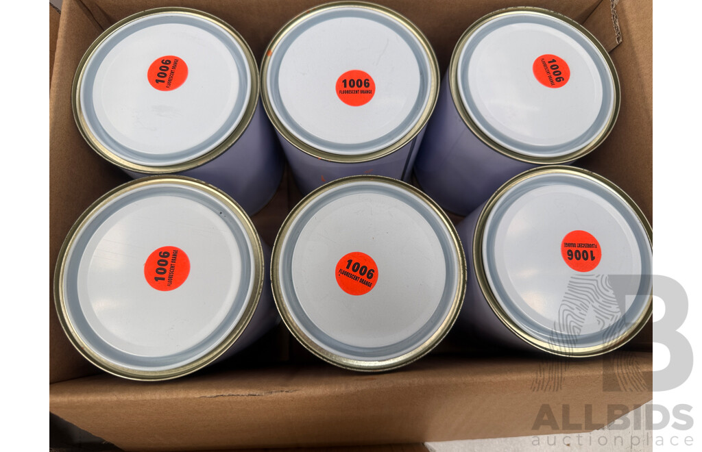 5x Boxes of Assorted 1Litre Paint - Assorted Colours