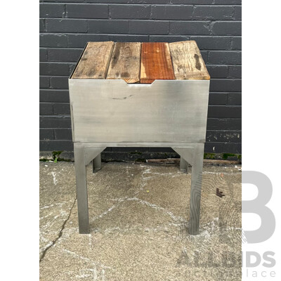 Modern Aluminium Framed Butchers Block