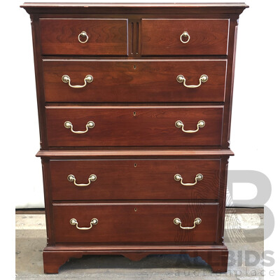 Drexel Heritage Tallboy Chest of Drawers
