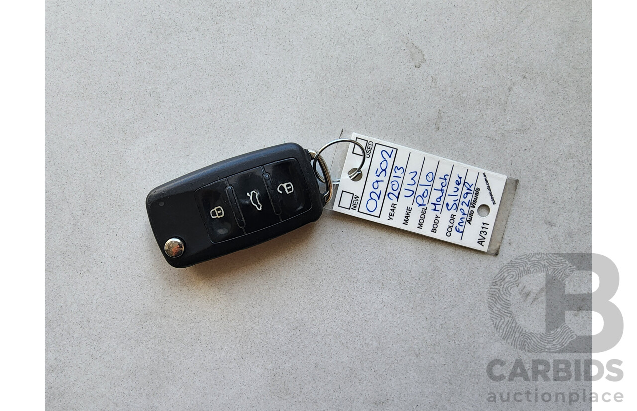9/2013 Volkswagen Polo Trendline 6R MY14 5d Hatchback Silver 1.4L