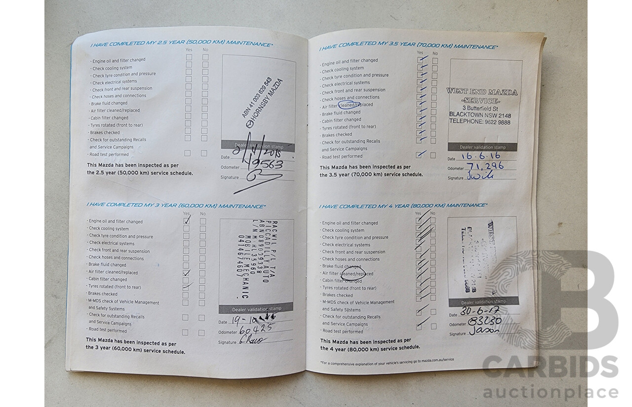 3/2012 Mazda Cx-5 MAXX Sport (4x4)  4d Wagon Red 2.2L