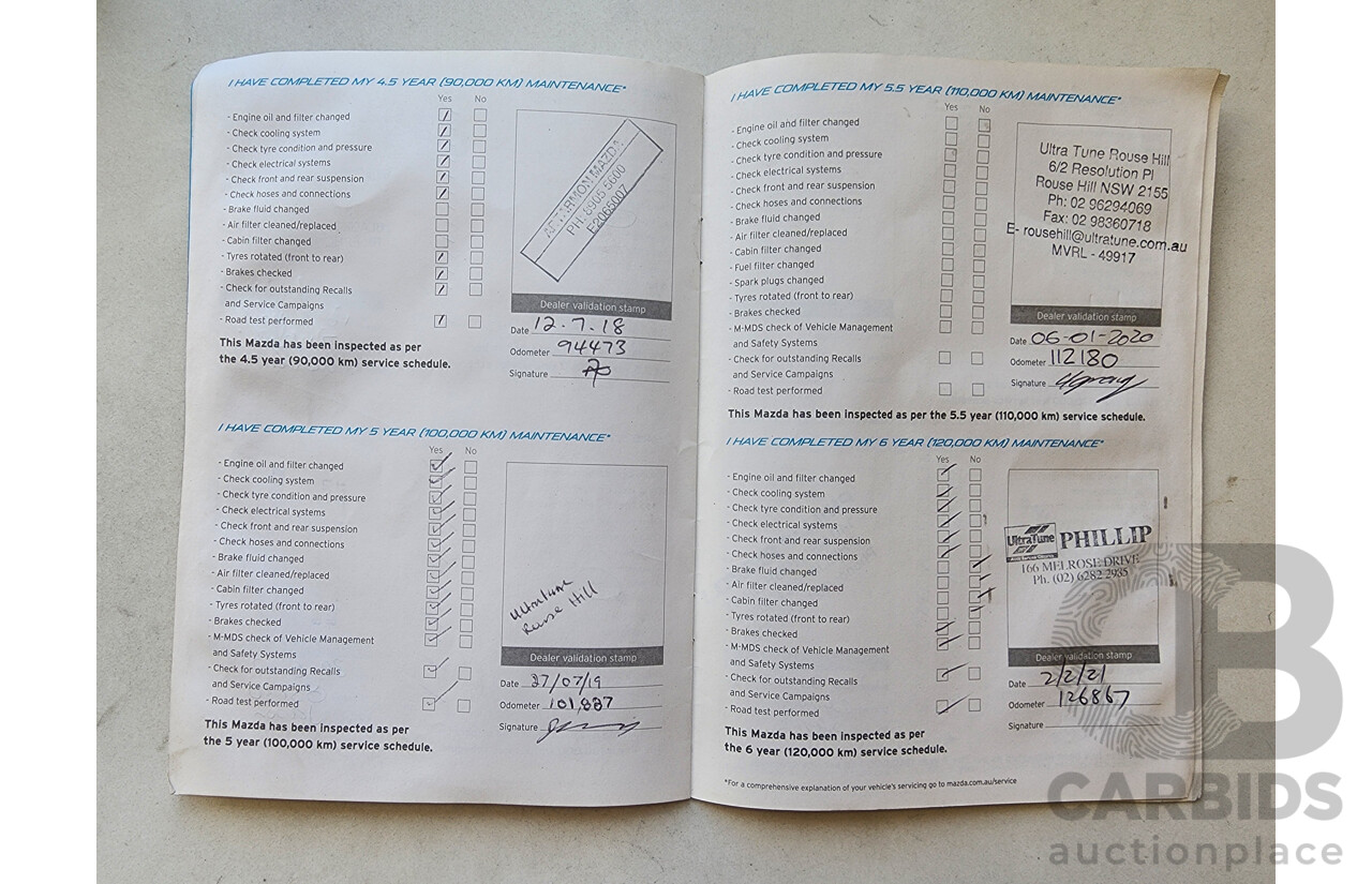 3/2012 Mazda Cx-5 MAXX Sport (4x4)  4d Wagon Red 2.2L