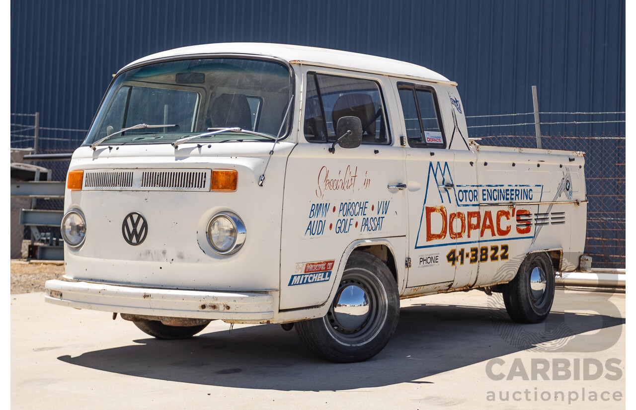 9/1975 Volkswagen Kombi Transporter Type 2 2d Crew Cab Utility White 1.8L