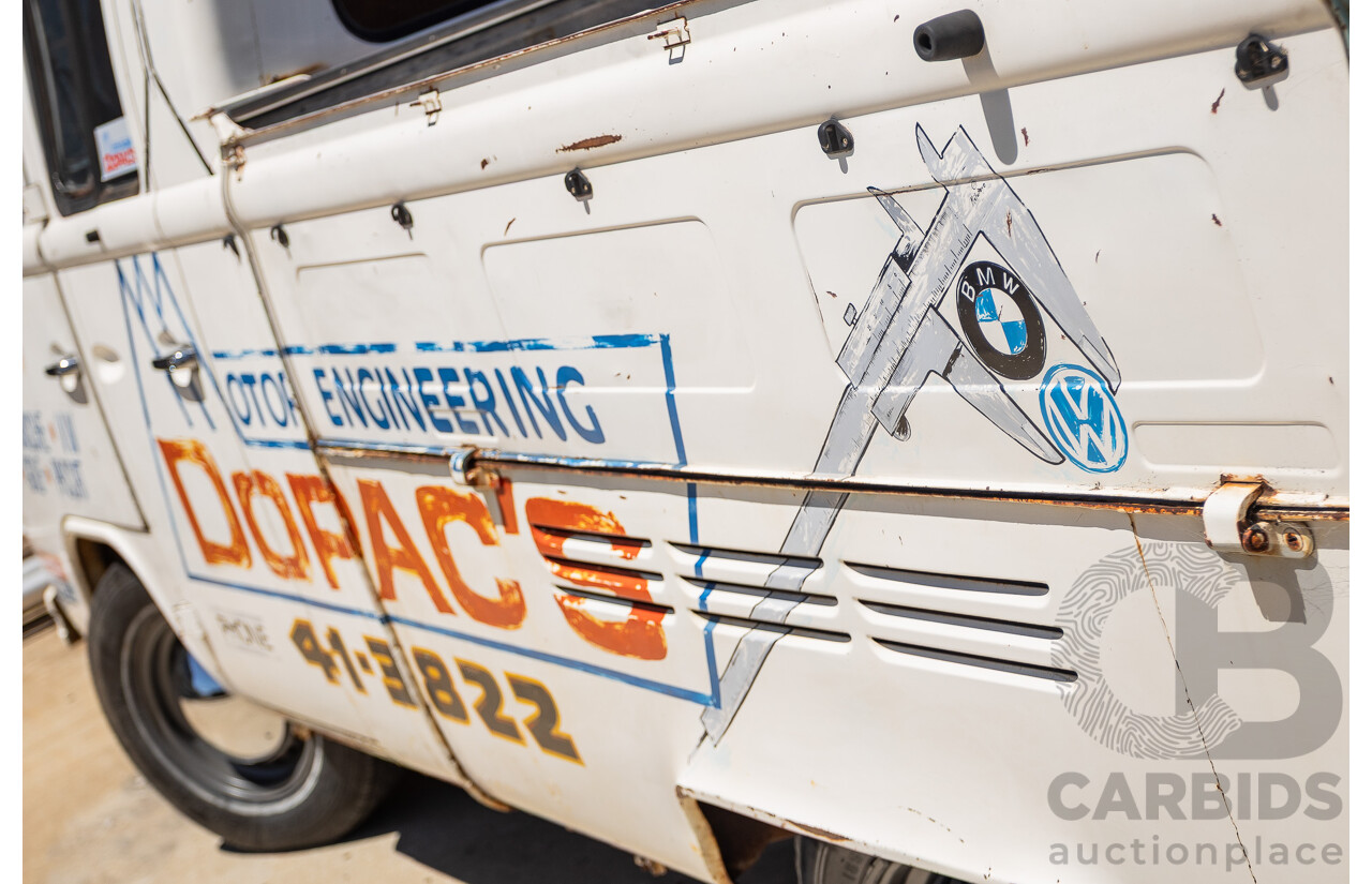 9/1975 Volkswagen Kombi Transporter Type 2 2d Crew Cab Utility White 1.8L
