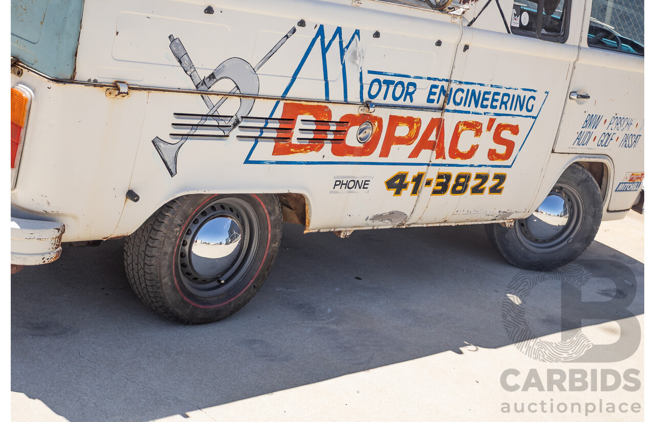 9/1975 Volkswagen Kombi Transporter Type 2 2d Crew Cab Utility White 1.8L
