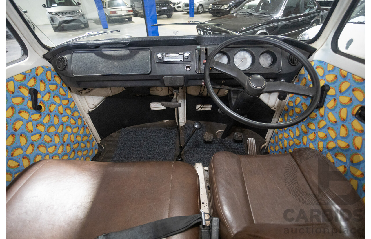 9/1975 Volkswagen Kombi Transporter Type 2 2d Crew Cab Utility White 1.8L