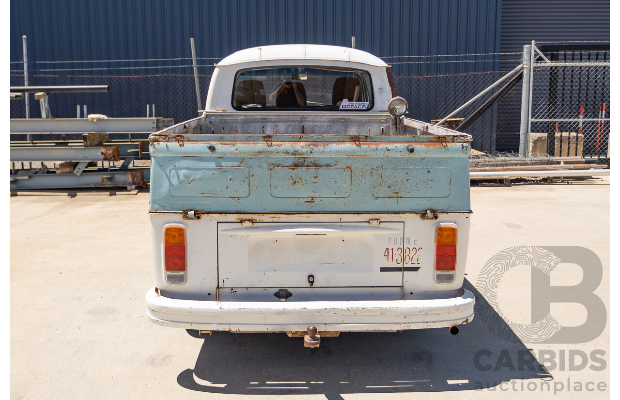 9/1975 Volkswagen Kombi Transporter Type 2 2d Crew Cab Utility White 1.8L