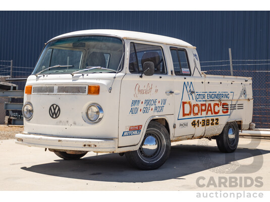 9/1975 Volkswagen Kombi Transporter Type 2 2d Crew Cab Utility White 1.8L