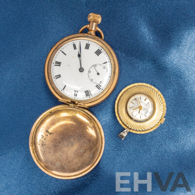 Vintage Hanley and Victory Pocket Watches - Lot of 2