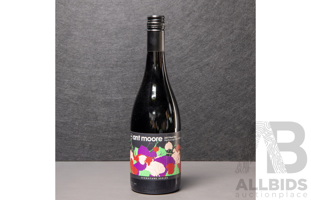 Ant Moore Signature Series Marlborough Pinot Noir 2017 - Case of 12 X 750ml - RRP $456