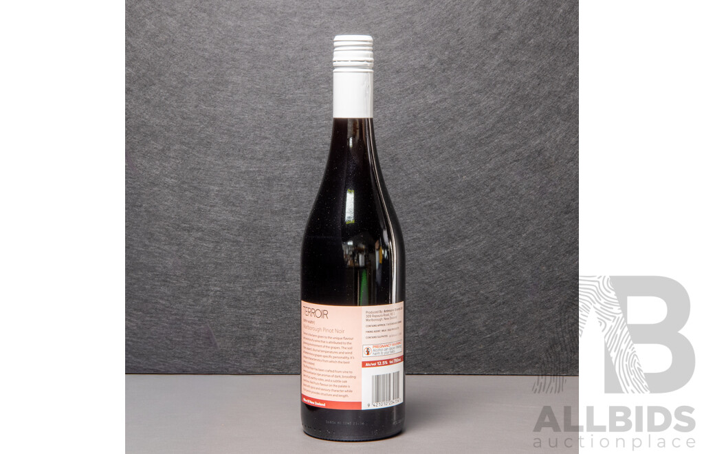 Ant Moore Terroir Marlborough Pinot Noir 2020 - Case of 12 X 750ml - RRP $540