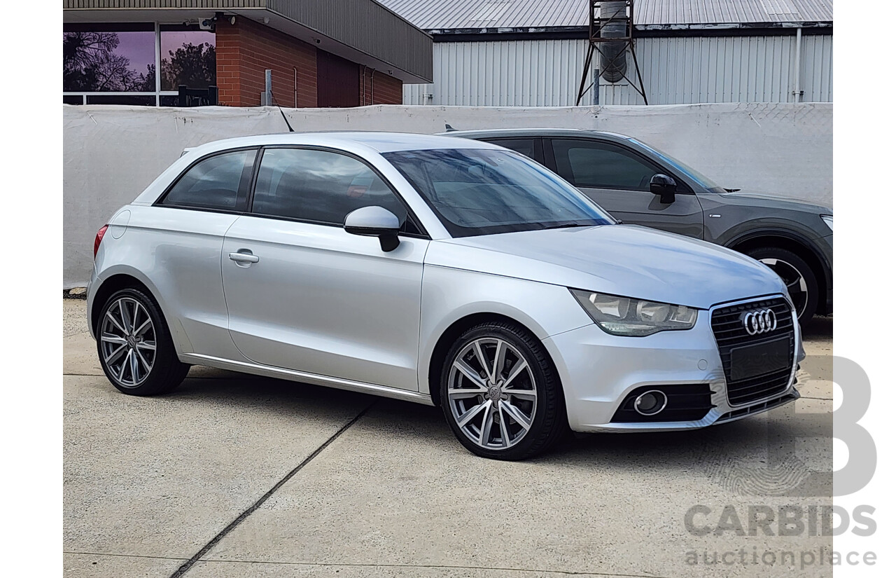 4/2011 Audi A1 1.4 TFSI Ambition 8X 3d Hatchback Silver 1.4L