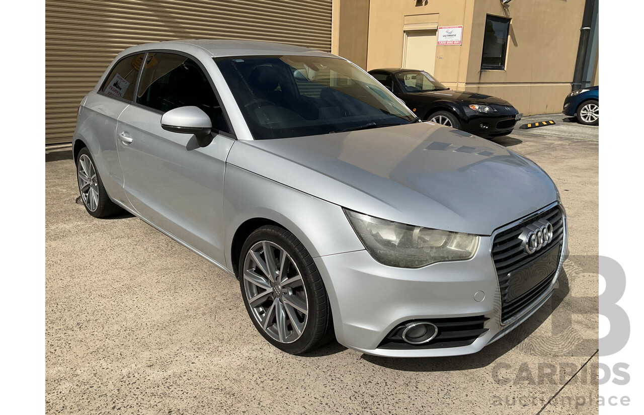 4/2011 Audi A1 1.4 TFSI Ambition 8X 3d Hatchback Silver Turbo 1.4L