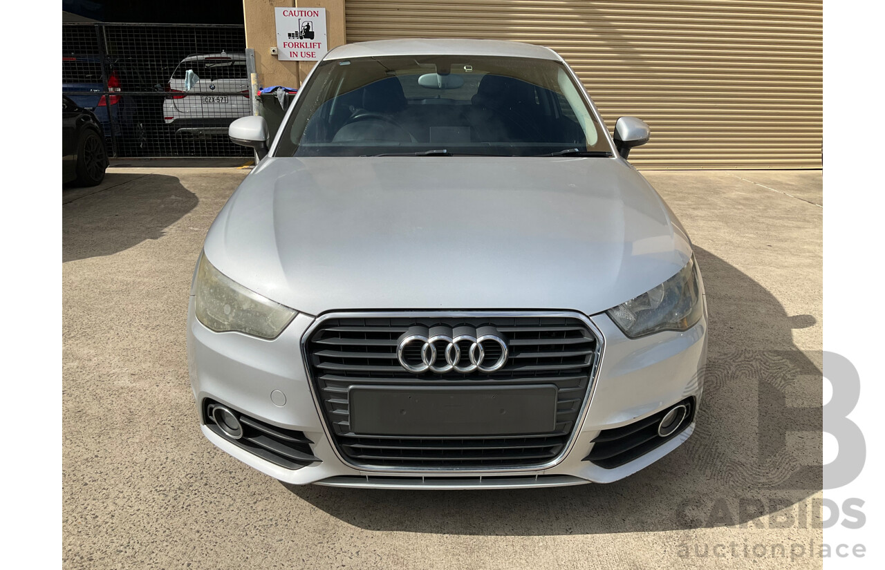 4/2011 Audi A1 1.4 TFSI Ambition 8X 3d Hatchback Silver Turbo 1.4L