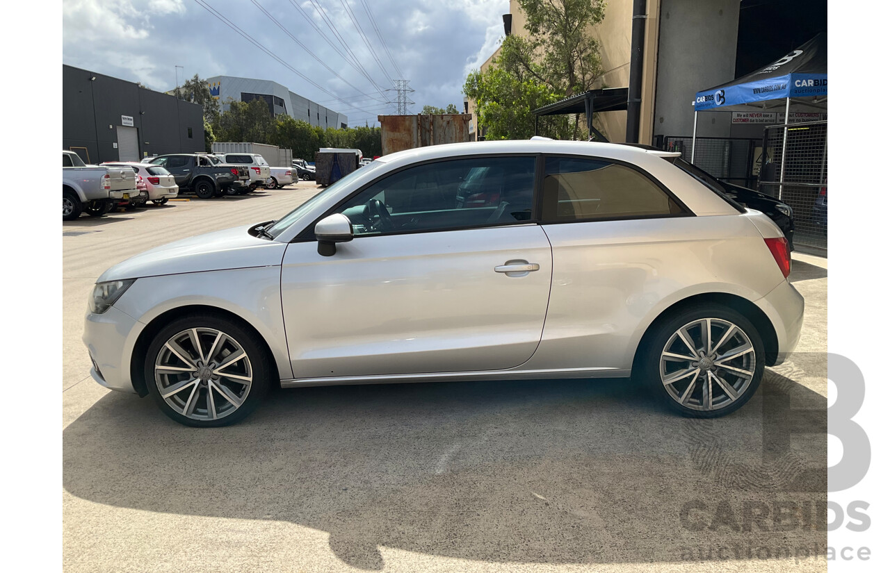 4/2011 Audi A1 1.4 TFSI Ambition 8X 3d Hatchback Silver Turbo 1.4L