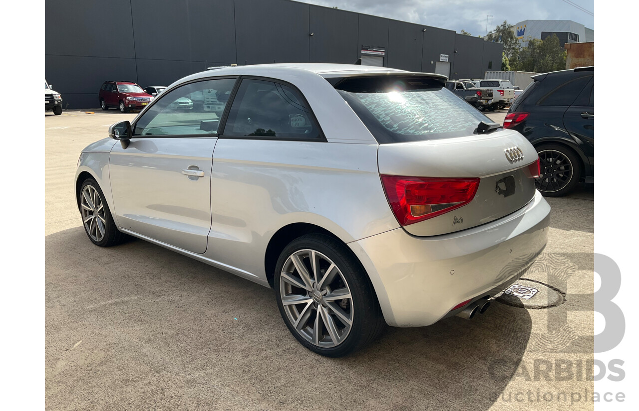 4/2011 Audi A1 1.4 TFSI Ambition 8X 3d Hatchback Silver Turbo 1.4L
