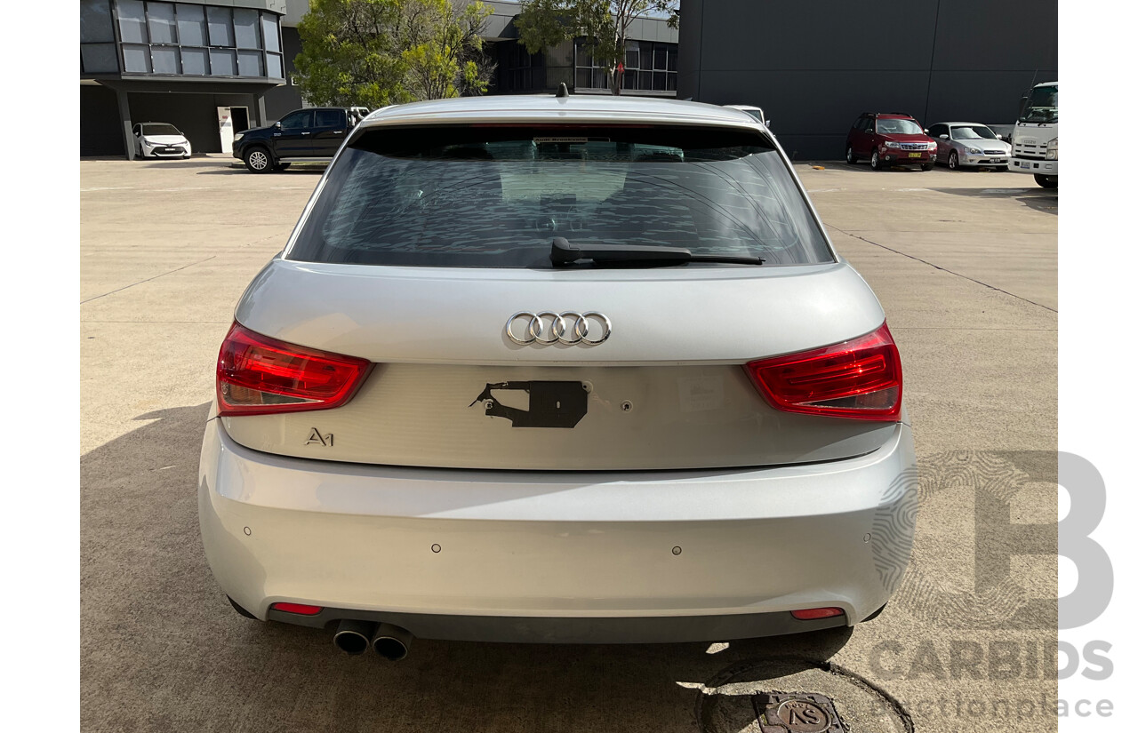 4/2011 Audi A1 1.4 TFSI Ambition 8X 3d Hatchback Silver Turbo 1.4L