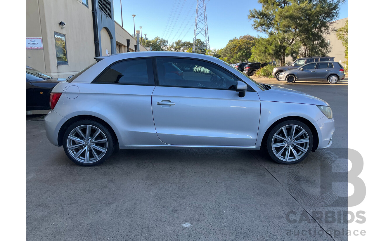 4/2011 Audi A1 1.4 TFSI Ambition 8X 3d Hatchback Silver Turbo 1.4L