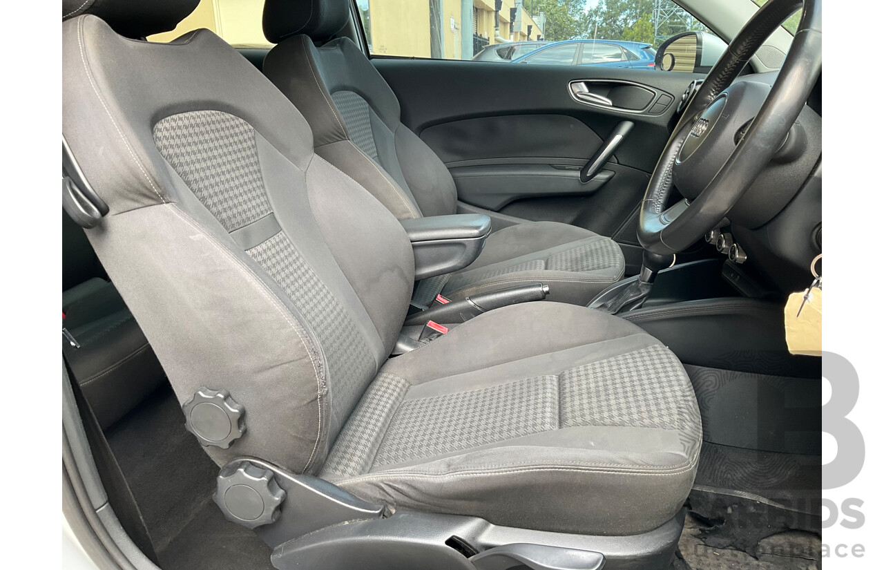 4/2011 Audi A1 1.4 TFSI Ambition 8X 3d Hatchback Silver Turbo 1.4L
