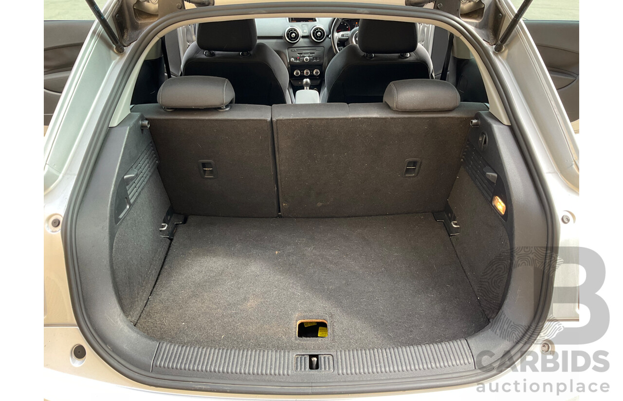 4/2011 Audi A1 1.4 TFSI Ambition 8X 3d Hatchback Silver Turbo 1.4L