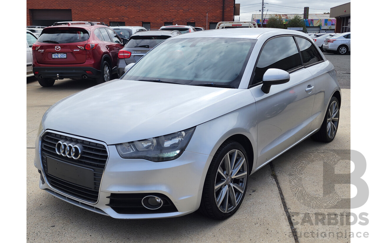 4/2011 Audi A1 1.4 TFSI Ambition 8X 3d Hatchback Silver 1.4L