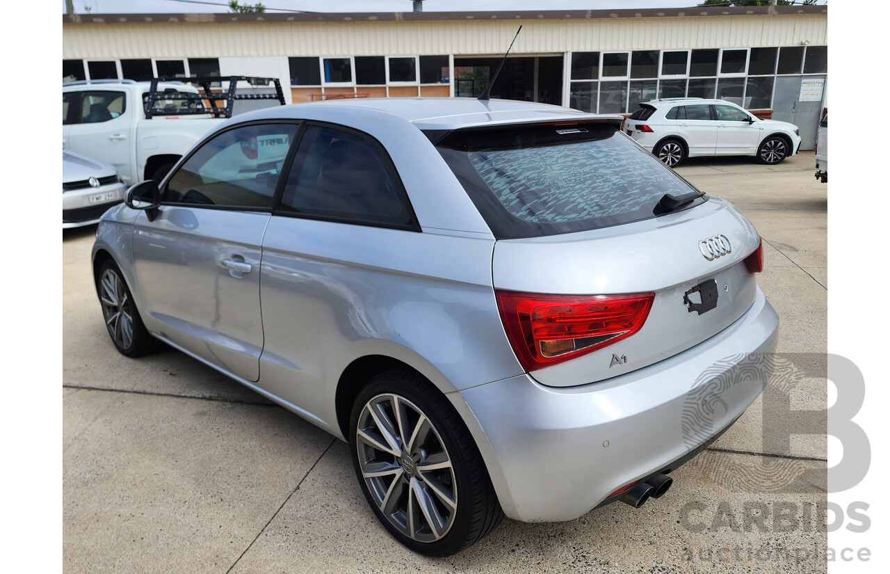 4/2011 Audi A1 1.4 TFSI Ambition 8X 3d Hatchback Silver 1.4L