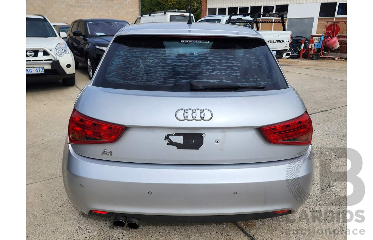 4/2011 Audi A1 1.4 TFSI Ambition 8X 3d Hatchback Silver 1.4L
