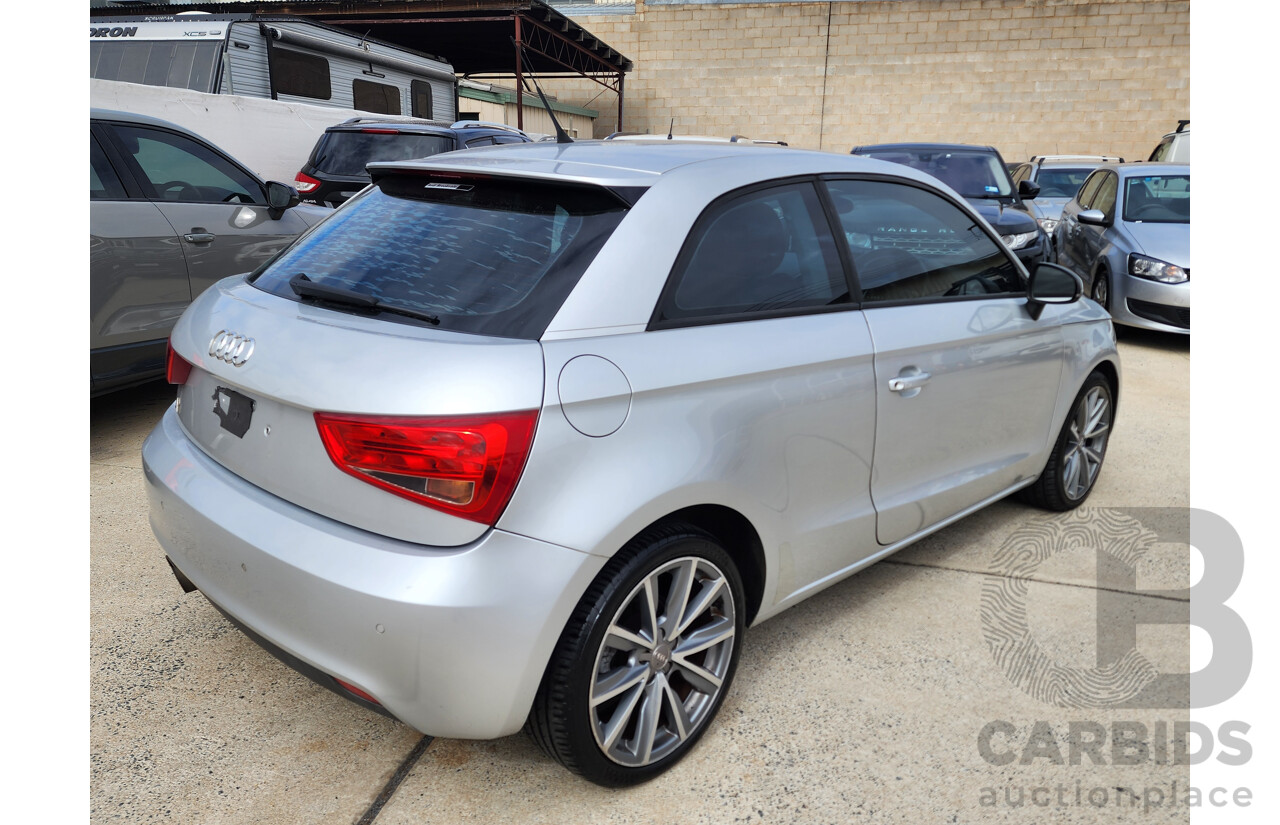 4/2011 Audi A1 1.4 TFSI Ambition 8X 3d Hatchback Silver 1.4L