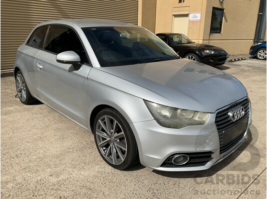 4/2011 Audi A1 1.4 TFSI Ambition 8X 3d Hatchback Silver Turbo 1.4L