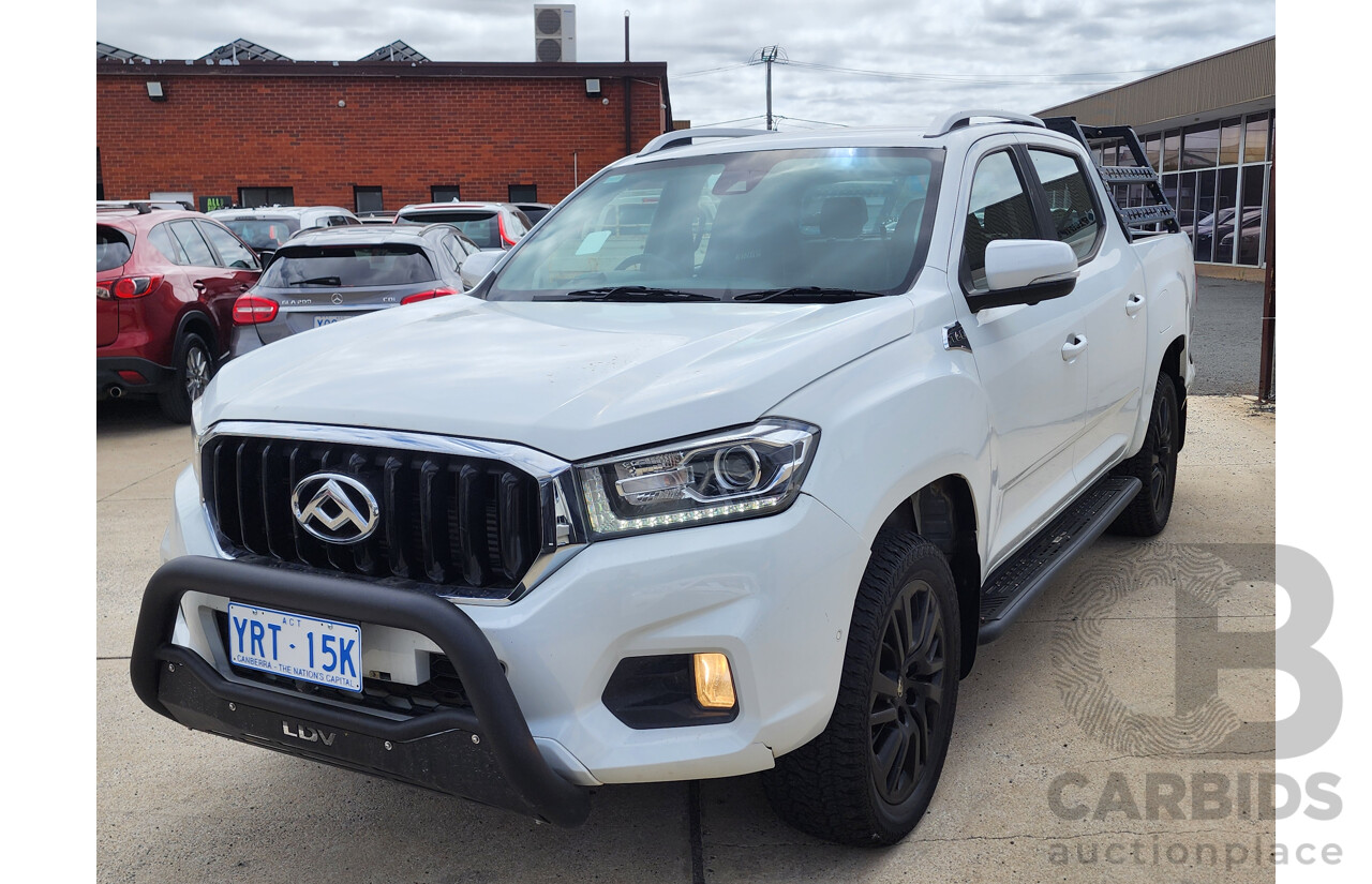 6/2020 LDV T60 Trail Rider 2 (4x4) Dual cab ute White 2.0L