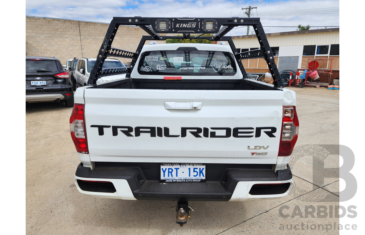 6/2020 LDV T60 Trail Rider 2 (4x4) Dual cab ute White 2.0L