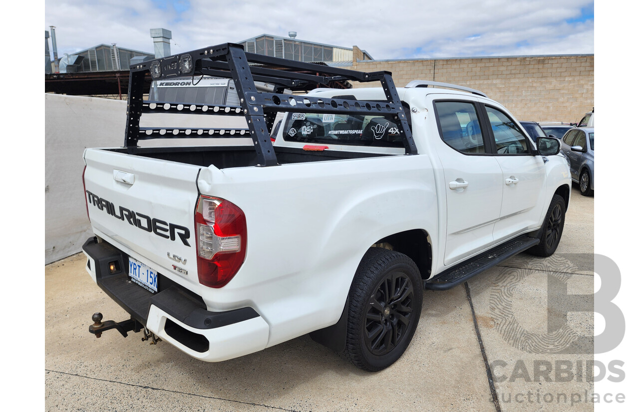 6/2020 LDV T60 Trail Rider 2 (4x4) Dual cab ute White 2.0L