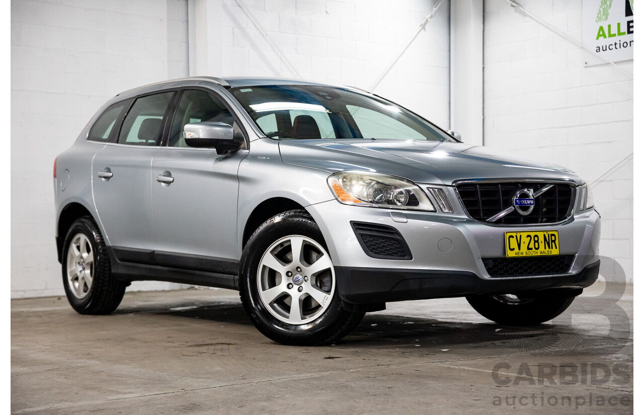 11/2012 Volvo XC60 3.2 Teknik DZ MY12 4d Wagon Mystic Silver Metallic V6 3.2L