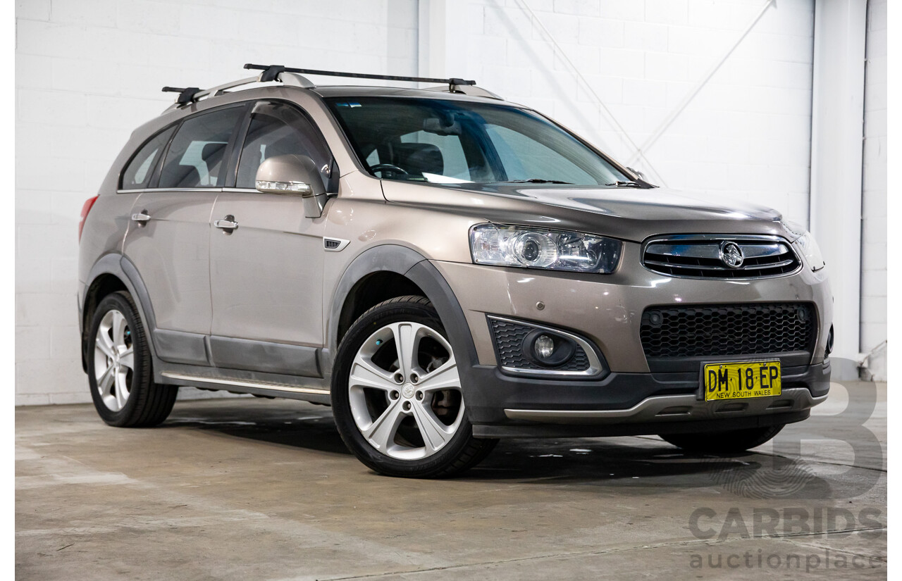 10/2014 Holden Captiva 7 LTZ (AWD) CG MY15 4d Wagon Champagne Silver Turbo Diesel 2.2L