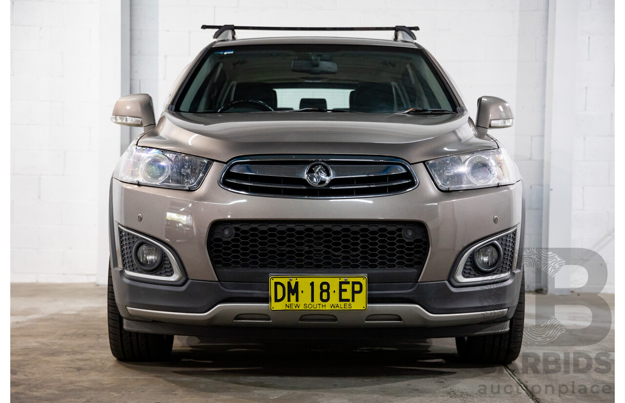 10/2014 Holden Captiva 7 LTZ (AWD) CG MY15 4d Wagon Champagne Silver Turbo Diesel 2.2L