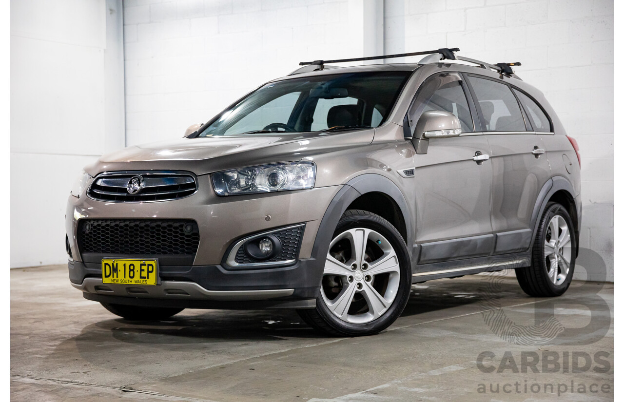 10/2014 Holden Captiva 7 LTZ (AWD) CG MY15 4d Wagon Champagne Silver Turbo Diesel 2.2L