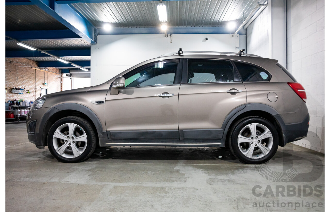 10/2014 Holden Captiva 7 LTZ (AWD) CG MY15 4d Wagon Champagne Silver Turbo Diesel 2.2L