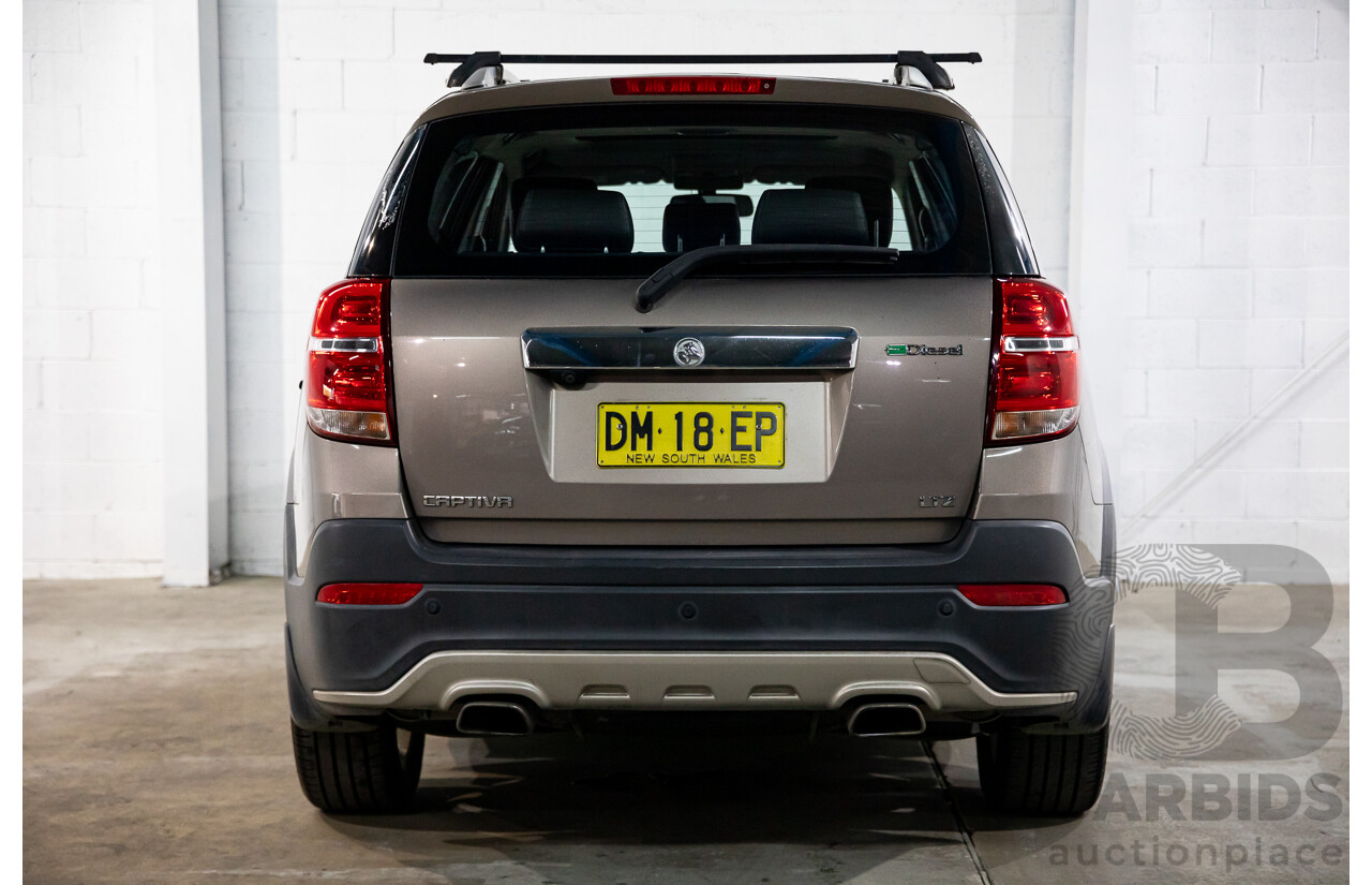 10/2014 Holden Captiva 7 LTZ (AWD) CG MY15 4d Wagon Champagne Silver Turbo Diesel 2.2L
