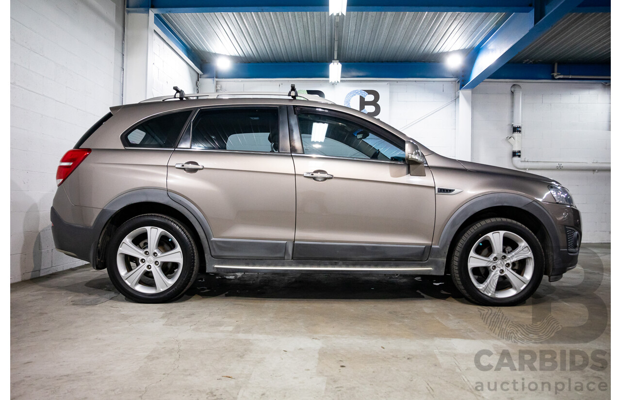 10/2014 Holden Captiva 7 LTZ (AWD) CG MY15 4d Wagon Champagne Silver Turbo Diesel 2.2L