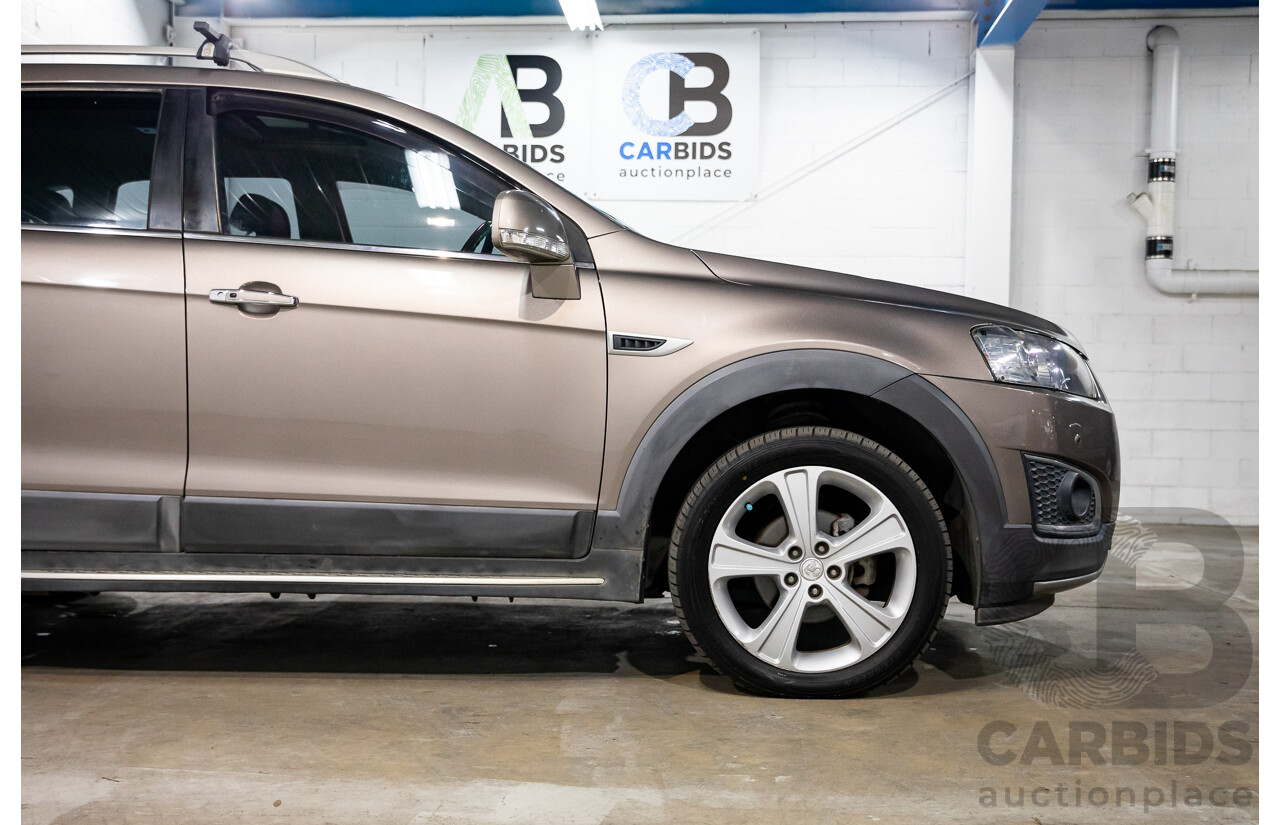 10/2014 Holden Captiva 7 LTZ (AWD) CG MY15 4d Wagon Champagne Silver Turbo Diesel 2.2L