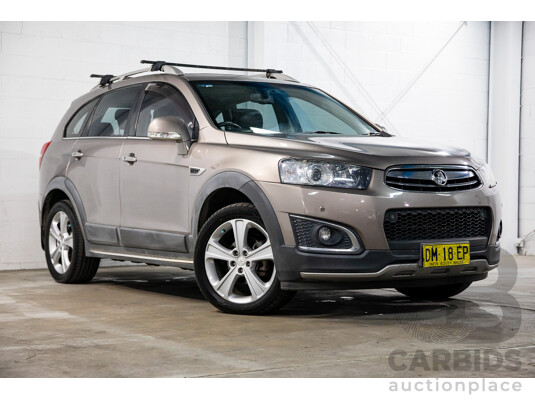 10/2014 Holden Captiva 7 LTZ (AWD) CG MY15 4d Wagon Champagne Silver Turbo Diesel 2.2L
